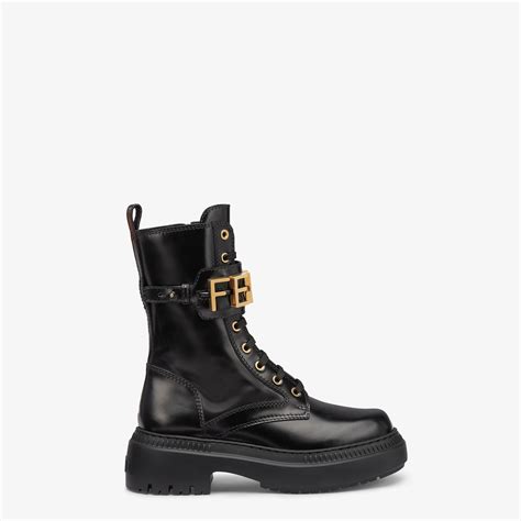 fendi biker boots black|Fendi cowboy boots dupe.